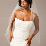 Bridal Veil with Scatter of Crystals and Freshwater Pearls - Cassandra Lynne