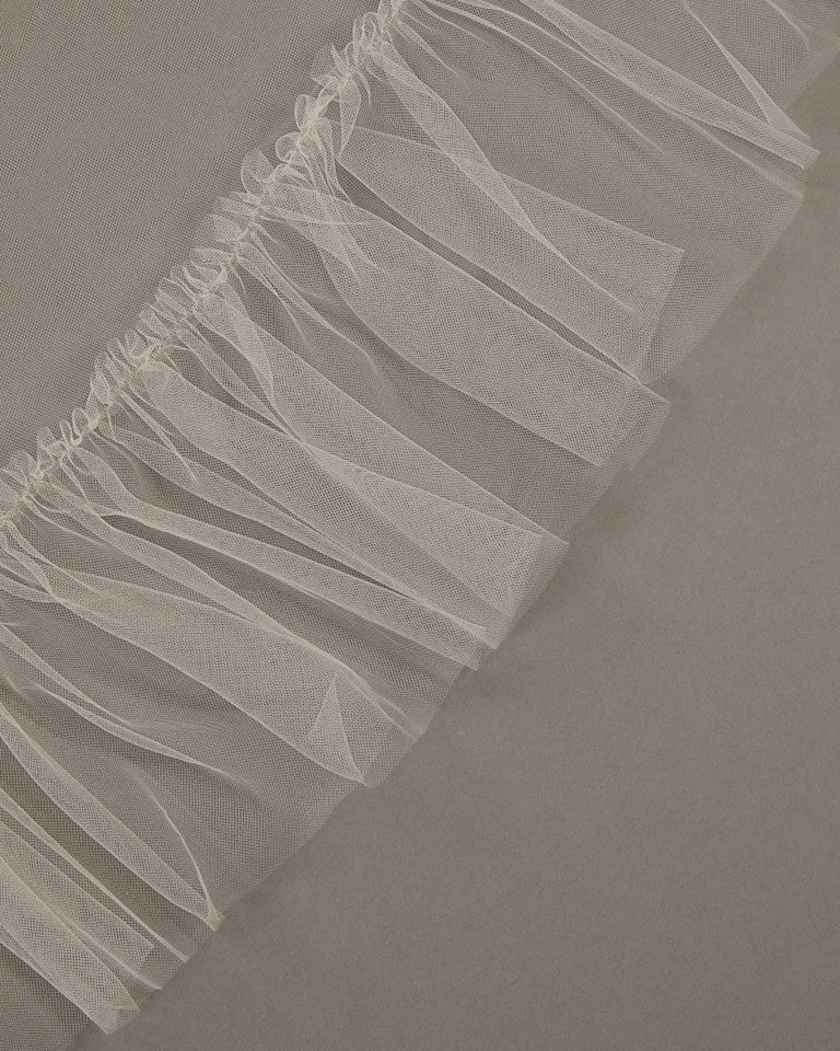 Luxe Tulle Ruffle Edge Two Layer Mantilla Cathedral Bridal Veil