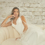 Luxe Tulle Ruffle Edge Two Layer Mantilla Cathedral Bridal Veil