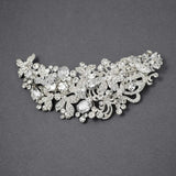 Glamorous Bridal Hair Clip in Silver - Hair Clips - Cassandra Lynne