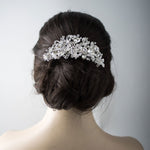 Glamorous Bridal Hair Clip in Silver - Hair Clips - Cassandra Lynne