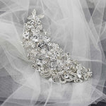Glamorous Bridal Hair Clip in Silver - Hair Clips - Cassandra Lynne