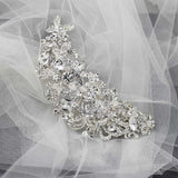 Glamorous Bridal Hair Clip in Silver - Hair Clips - Cassandra Lynne
