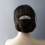 Glamorous Bridal Hair Comb with Multi Rhinestones - Hair Combs - Cassandra Lynne