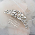 Glamorous Bridal Hair Comb with Multi Rhinestones - Hair Combs - Cassandra Lynne