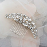 Glamorous Bridal Hair Comb with Multi Rhinestones - Hair Combs - Cassandra Lynne