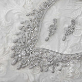 Glamorous Collar Style Floral CZ Necklace Set - Necklace Set - Cassandra Lynne