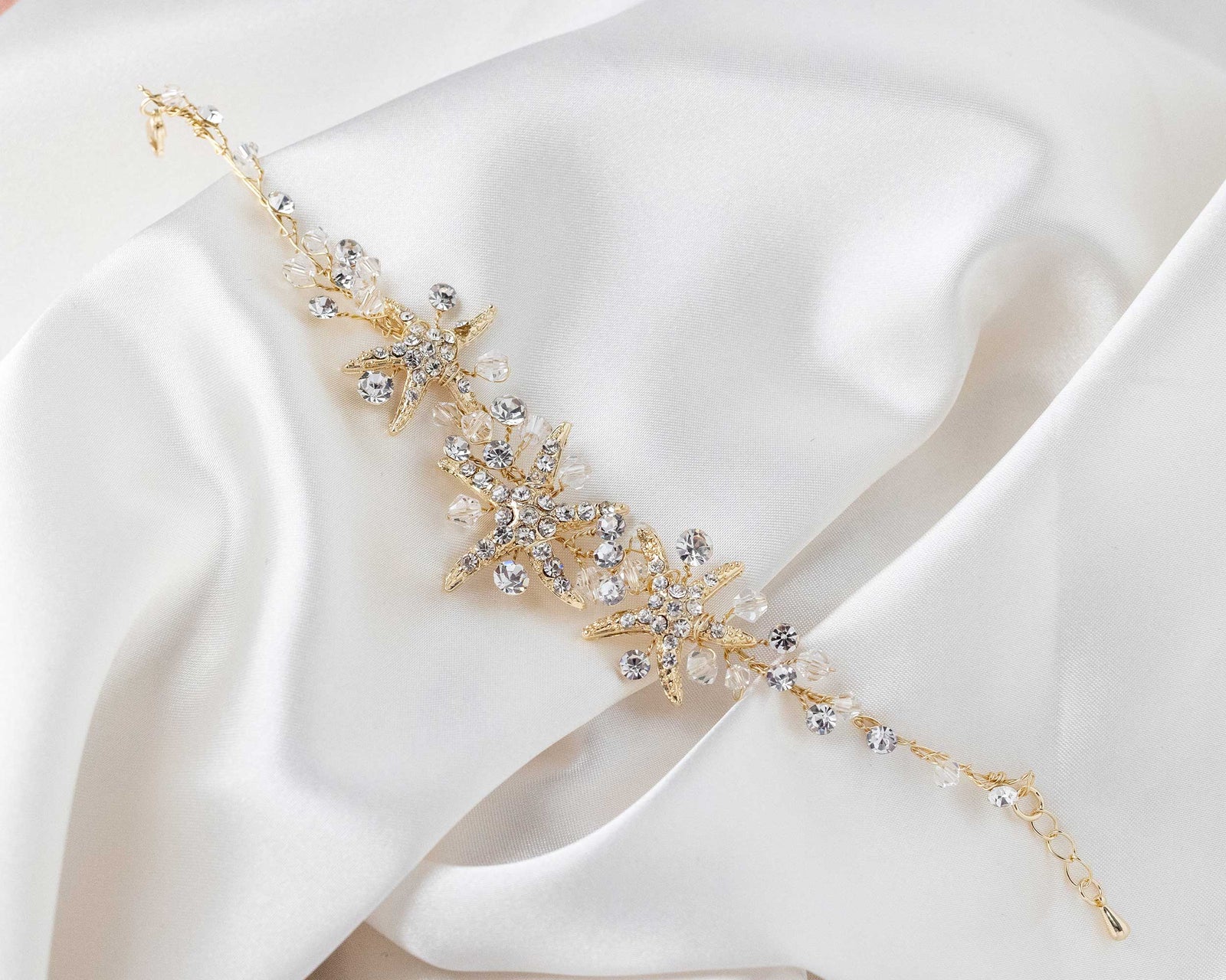 Crystal Starfish Beach Bracelet