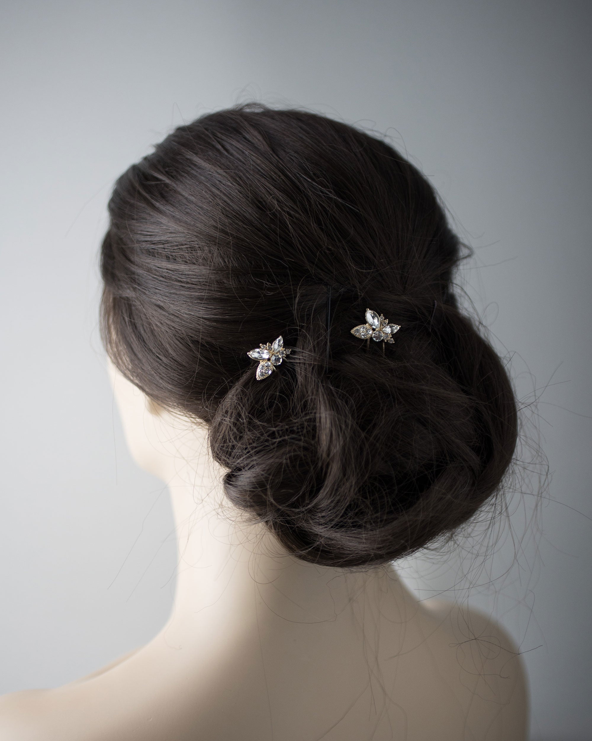 Wedding Hair Pin with Elegant Marquise Jewels