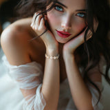 Halo CZ Bracelet for Special Occasion - Bracelet - Cassandra Lynne