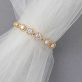 Halo CZ Bracelet for Special Occasion - Bracelet - Cassandra Lynne