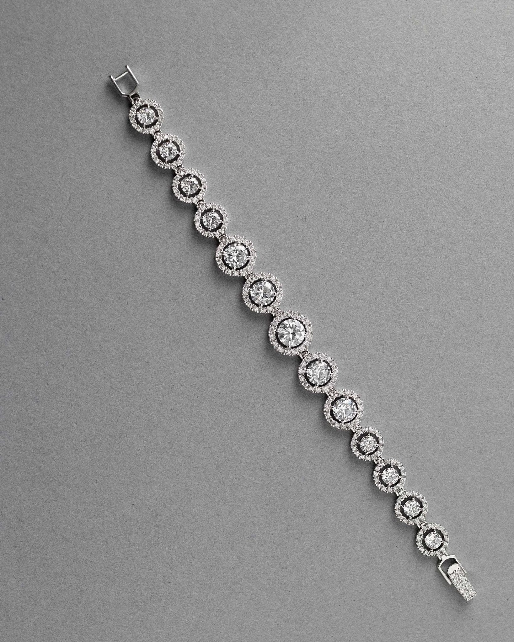 Halo CZ Bracelet for Special Occasion - Bracelet - Cassandra Lynne