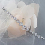 Halo CZ Bracelet for Special Occasion - Bracelet - Cassandra Lynne