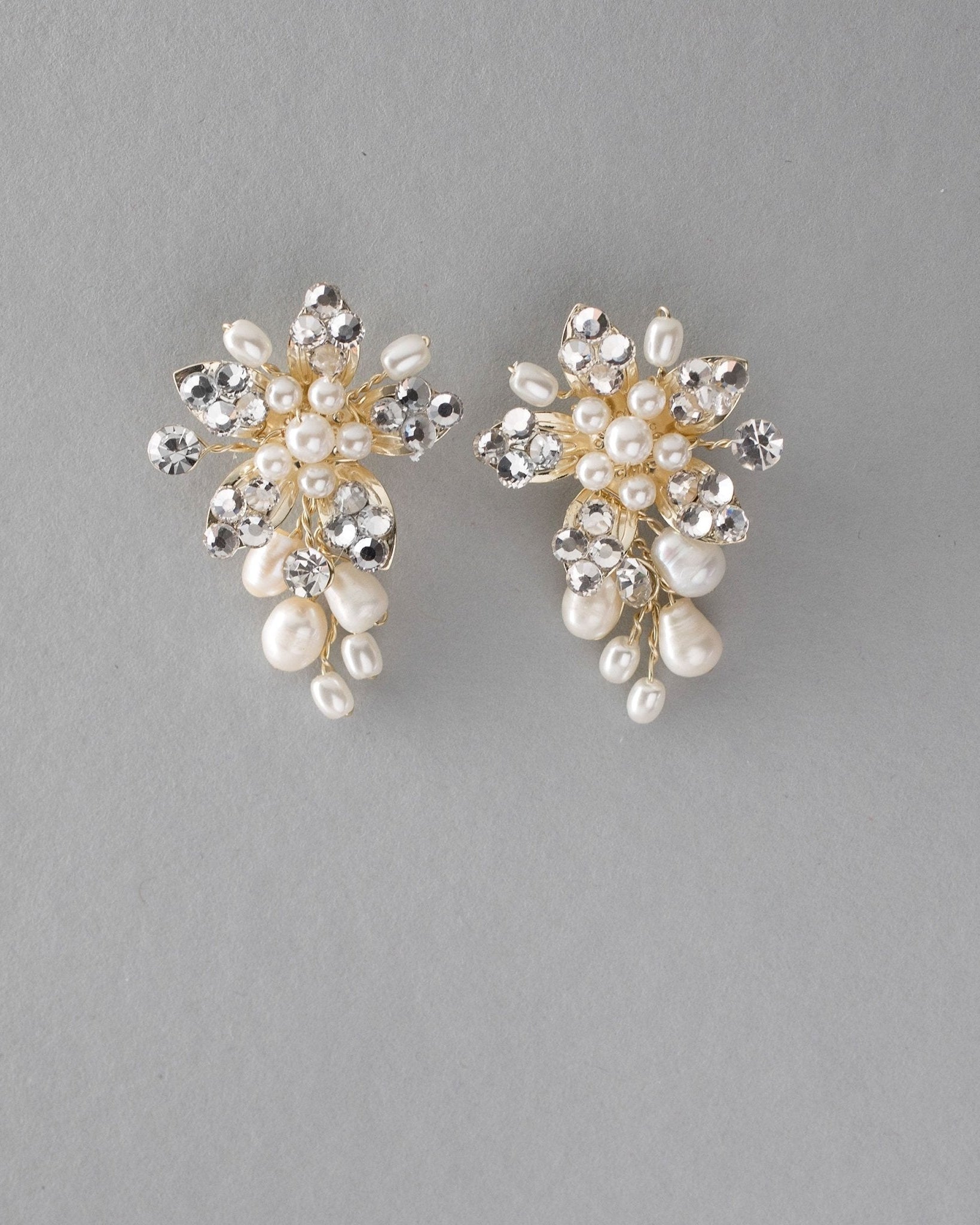 Handmade Freshwater Pearl Flower Earrings - Earrings - Cassandra Lynne