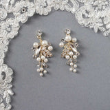 Handmade Pearl and Crystal Earrings - Earrings - Cassandra Lynne
