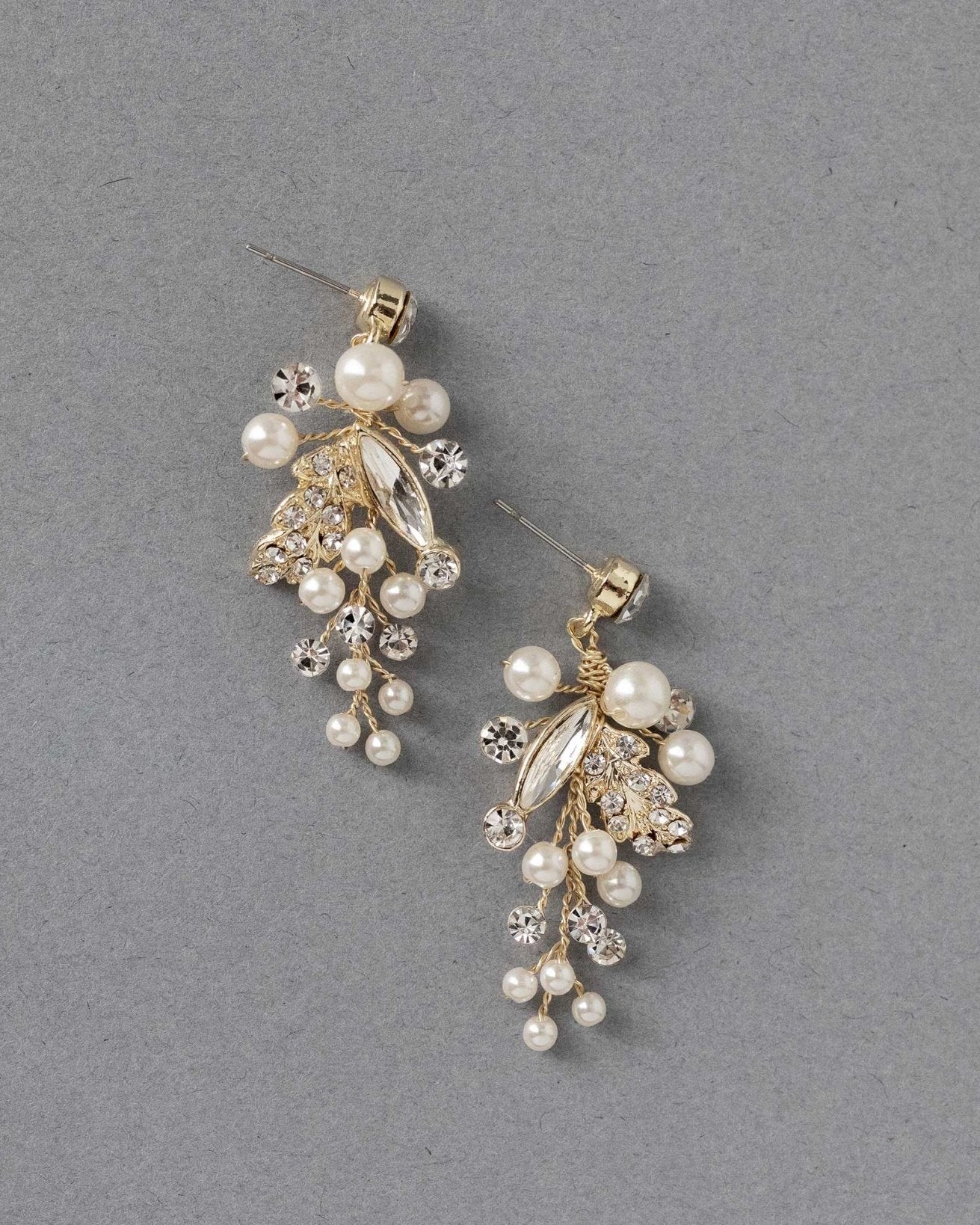 Handmade Pearl and Crystal Earrings - Earrings - Cassandra Lynne