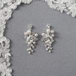 Handmade Pearl and Crystal Earrings - Earrings - Cassandra Lynne