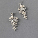 Handmade Pearl and Crystal Earrings - Earrings - Cassandra Lynne