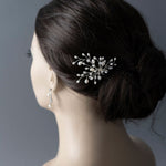 Ivory Pearl and Crystal Bridal Hair Pin - Hair Pins - Cassandra Lynne