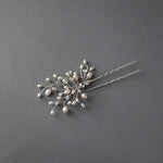 Ivory Pearl and Crystal Bridal Hair Pin - Hair Pins - Cassandra Lynne