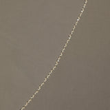 Square Sequins Fingertip Bridal Veil