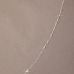 Pearl and Crystal Bead Trimmed Veil Fingertip Length -Cassandra Lynne