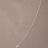 Pearl and Crystal Bead Trimmed Veil Fingertip Length -Cassandra Lynne