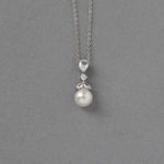 Ivory Pearl Drop Pendant Necklace - Pendant - Cassandra Lynne