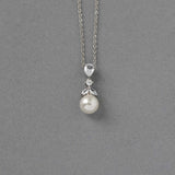 Ivory Pearl Drop Pendant Necklace - Pendant - Cassandra Lynne