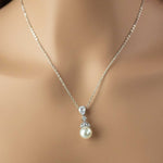 Ivory Pearl Drop Pendant Necklace - Pendant - Cassandra Lynne