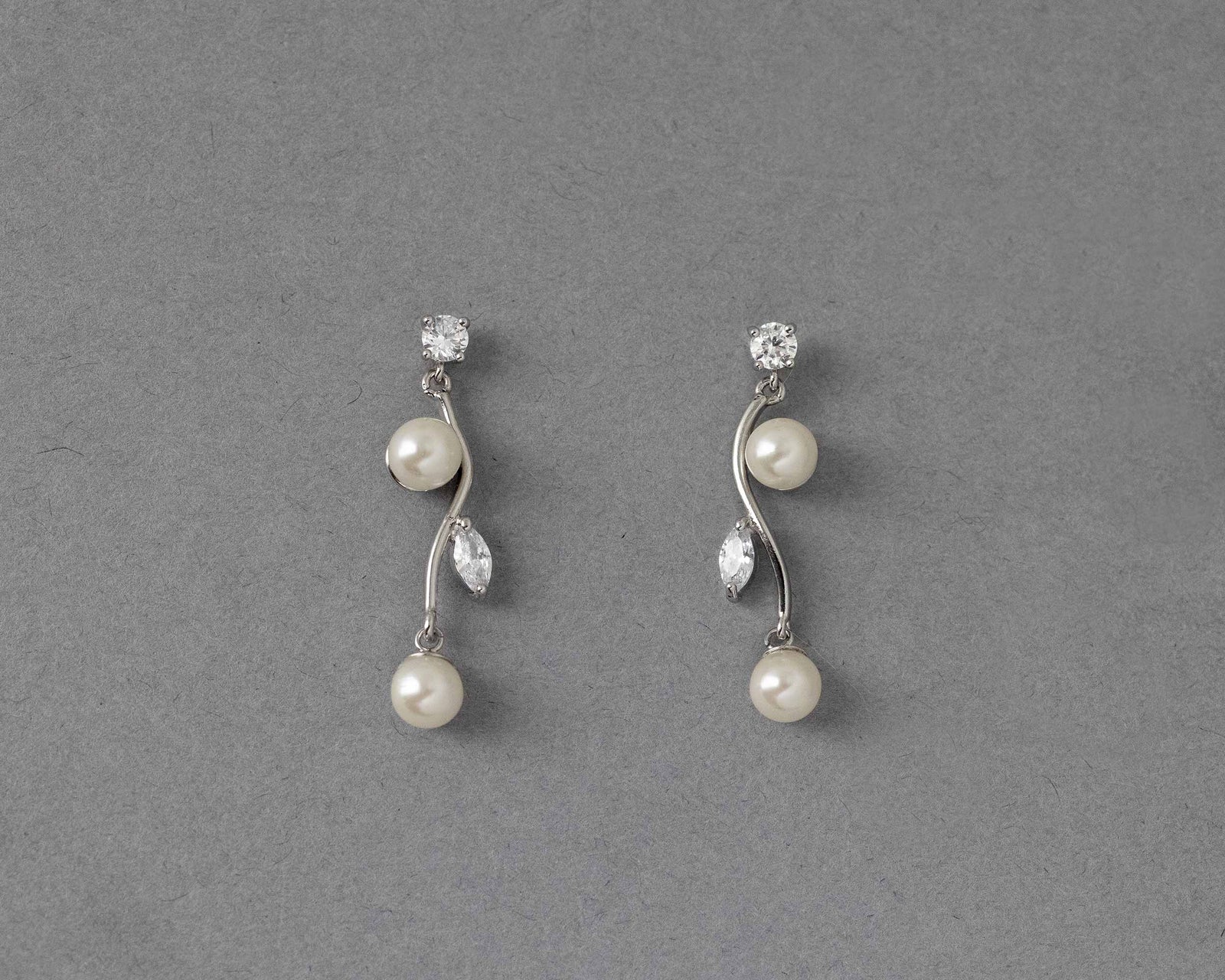 Ivory Pearl Vine Earrings