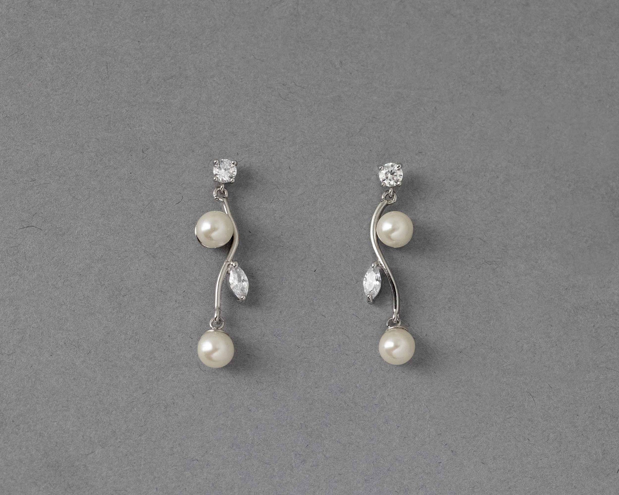 Ivory Pearl Vine Earrings