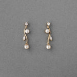 Ivory Pearl Vine Earrings - Earrings - Cassandra Lynne