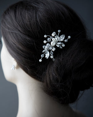 Ivory Pearl Wedding Hair Clip Cassandra Lynne