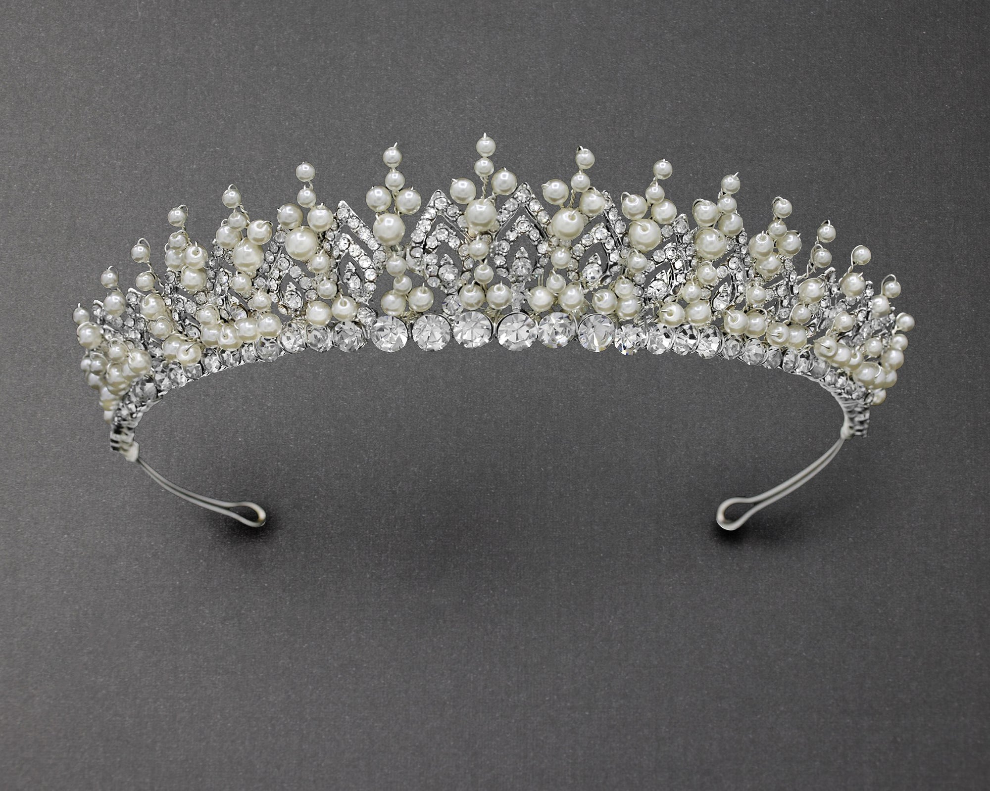 Ivory Pearl Wedding Headpiece Tiara