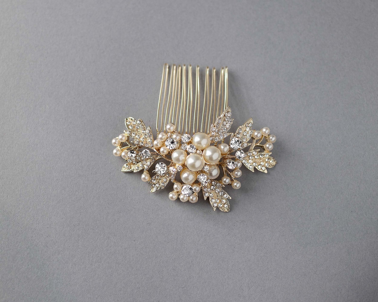 Pearl Cluster Wedding Hair Comb - Cassandra Lynne