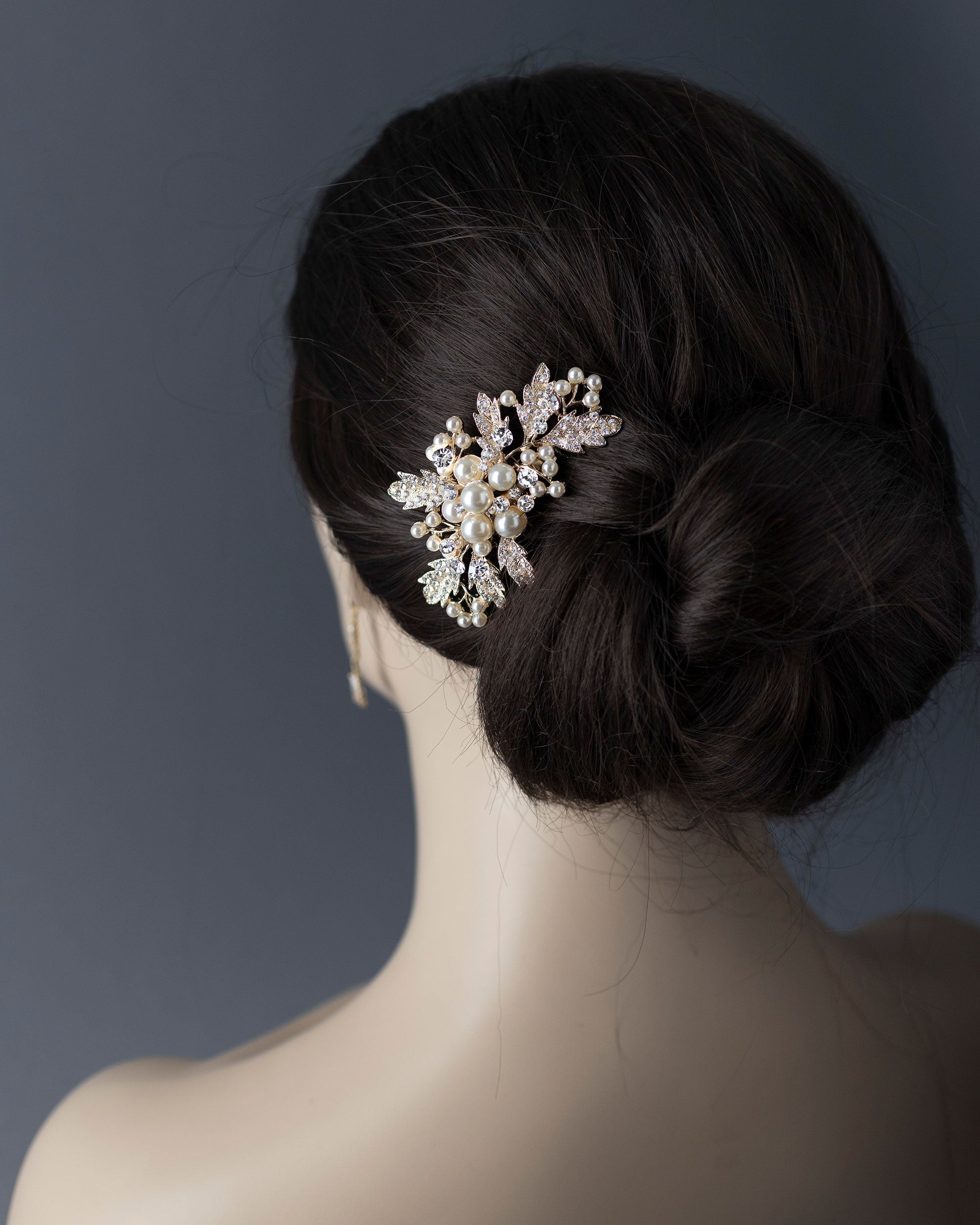 Pearl Cluster Wedding Hair Comb - Cassandra Lynne