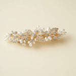 Decorative hair accessory with pearls and crystals for the bride - Cassandra Lynne
