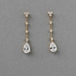 Link Drop CZ Earrings - Earrings - Cassandra Lynne