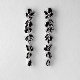 Long Bridal Earrings of Teardrop and Marquise CZ - Earrings - Cassandra Lynne