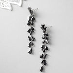 Long Bridal Earrings of Teardrop and Marquise CZ - Earrings - Cassandra Lynne