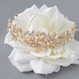Luxurious Bridal Headpiece of Crystals and Pearls - Tiara - Cassandra Lynne
