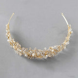 Luxurious Bridal Headpiece of Crystals and Pearls - Tiara - Cassandra Lynne