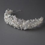 Luxurious Bridal Headpiece of Crystals and Pearls - Tiara - Cassandra Lynne