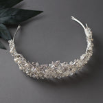 Luxurious Bridal Headpiece of Crystals and Pearls - Tiara - Cassandra Lynne