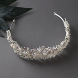 Luxurious Bridal Headpiece of Crystals and Pearls - Tiara - Cassandra Lynne