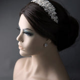 Luxurious Bridal Headpiece of Crystals and Pearls - Tiara - Cassandra Lynne