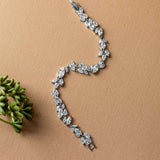 Dainty Marquise Leaf CZ Formal Bracelet - Cassandra Lynne