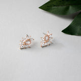 Marquise Cluster Stud CZ Earrings - Earrings - Cassandra Lynne
