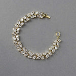 Marquise Leaf and Pear CZ Bracelet - Bracelet - Cassandra Lynne